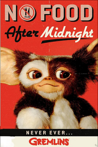 Gremlins - No Food After Midnight Poster