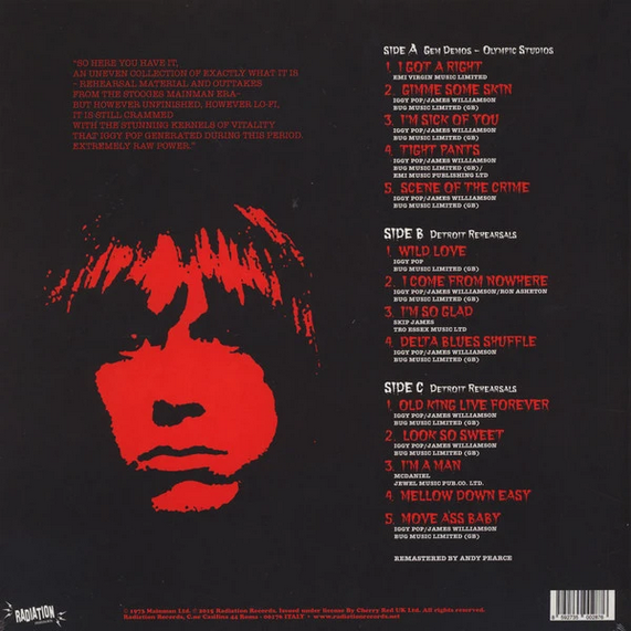 Iggy & The Stooges Move Ass Baby Vinyl