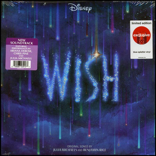 Disney's Wish Soundtrack Colored Vinyl (Blue Splatter)