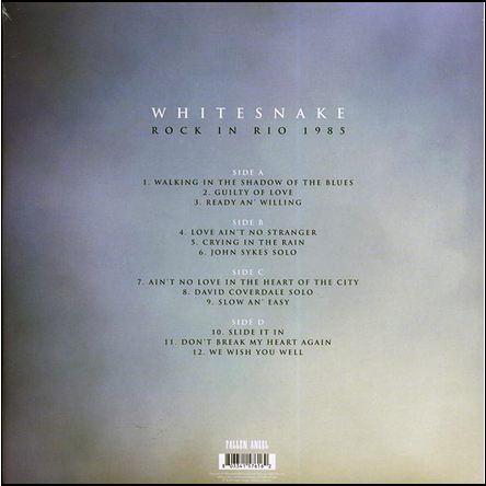 Whitesnake Rock In Rio Colored Vinyl (White)