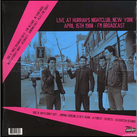 The Cure Live at Hurrah's Colored Vinyl (Pink)