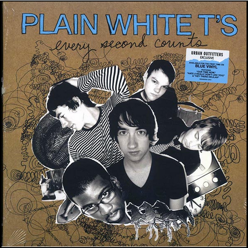 Plain White T's Every Second Counts Colored Vinyl (blue)