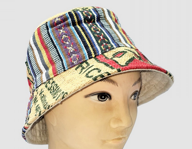 Cotton Tribal Mixed Patchwork Bucket Hat
