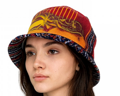 Cotton Funky Printed Bucket Hat