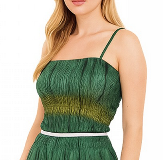Women's Rayon Tie-Dye Spaghetti Strap Tube Top