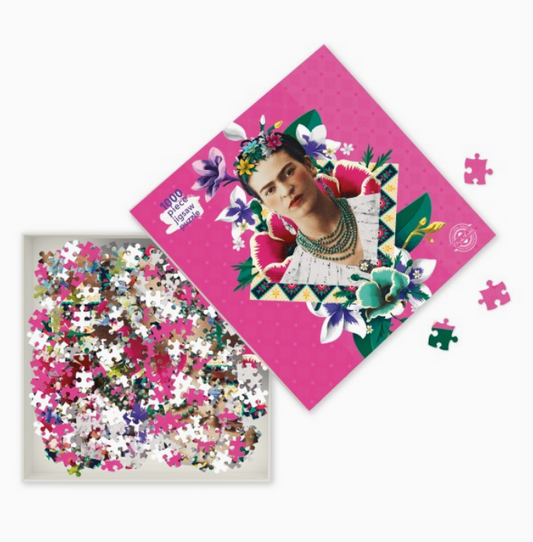 Frida Kahlo: Pink 1000 Piece Jigsaw Puzzle