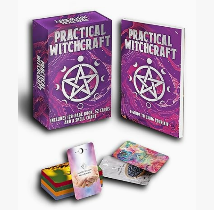 Practical Witchcraft Box Kit 50 Cards + Chart