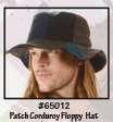 Corduroy Patchwork Floppy Hat