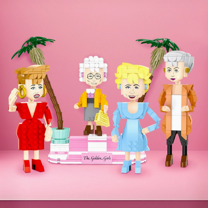 The Golden Girls Tv Show Character Building Set
