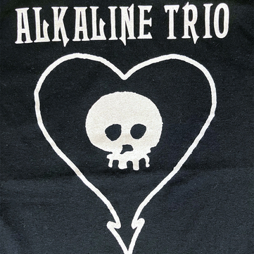 Alkaline Trio Heart Skull Onesie