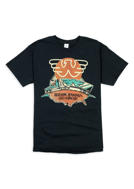 Men's Waylon Jennings Live In Concert T-Shirt