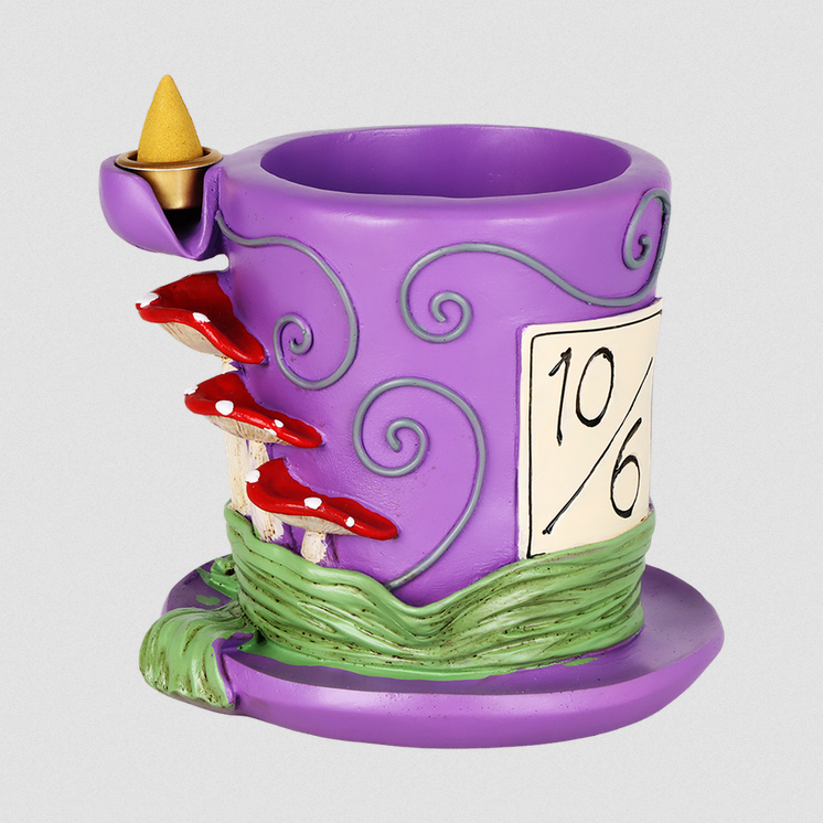Mad Hatter Shroom Waterfall Backflow Incense Burner
