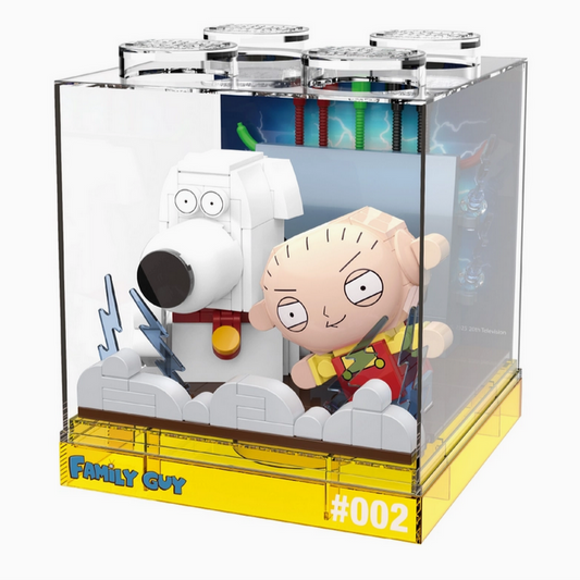 Family Guy Stewie & Brian Box! Collectible Display Cube