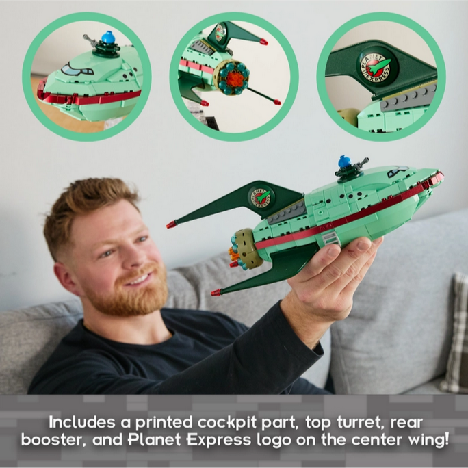 Futurama Planet Express Ship Brick Building Set