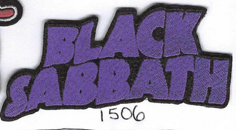 Black Sabbath Purple Logo Patch