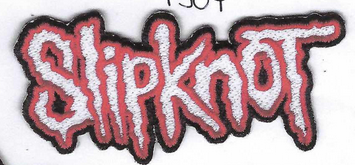 Slipknot Red Text Patch