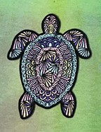 Pastel Mosaic Turtle Patch