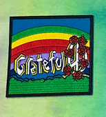 Grateful Dead Rainbow Peace Patch