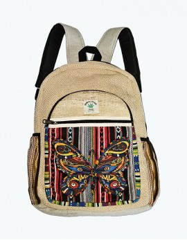 Large Butterfly Embroidered Backpack