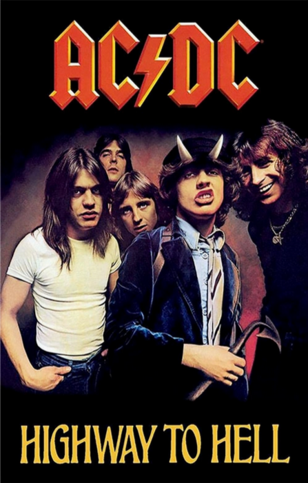 AC/DC Highway To Hell Art Print