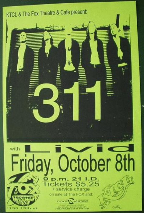 311 / Livid Fox Boulder 1993 Art Print