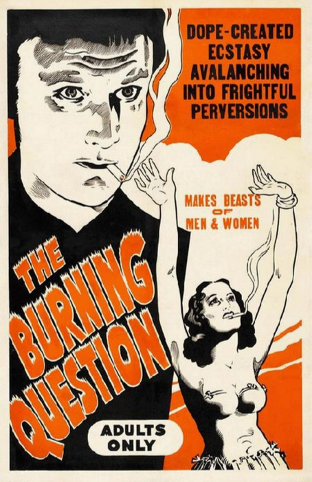 Burning Question / Reefer Madness 1936 Art Print