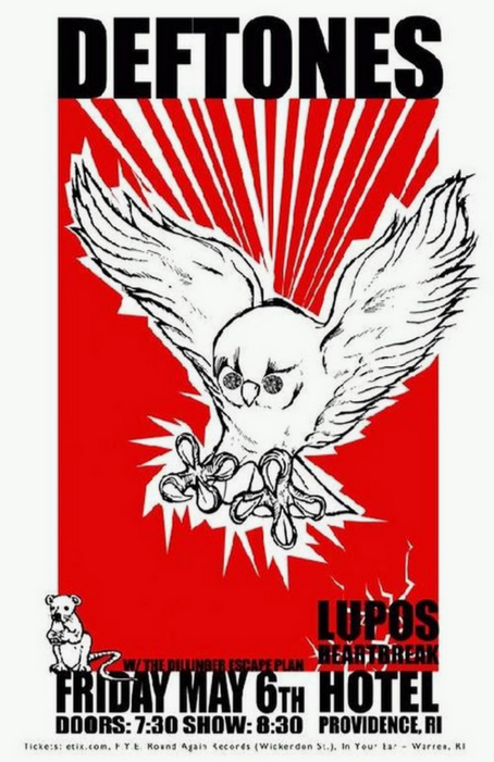 Deftones Providence 2011 Art Print