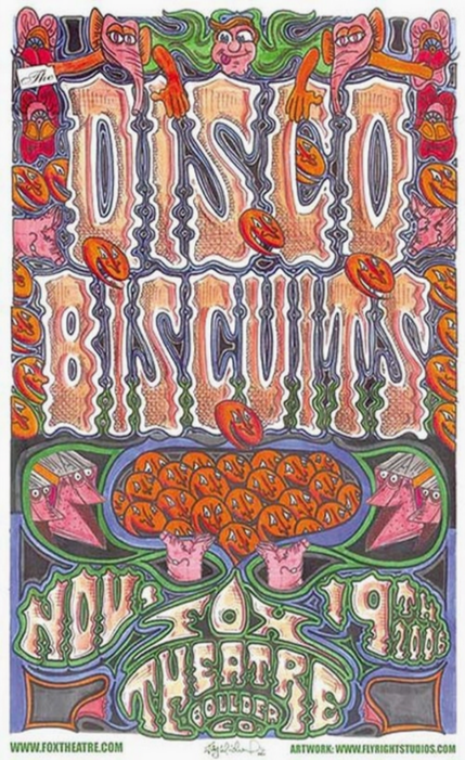Disco Biscuits Boulder 2008 Art Print