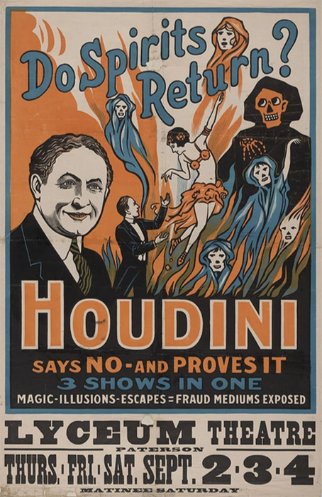 Houdini Magician Art Print