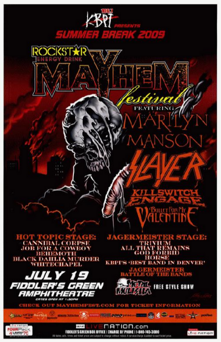 Mayhem Festival Denver 2009