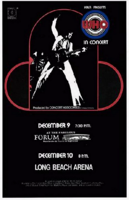The Who - Forum 1971 Art Print