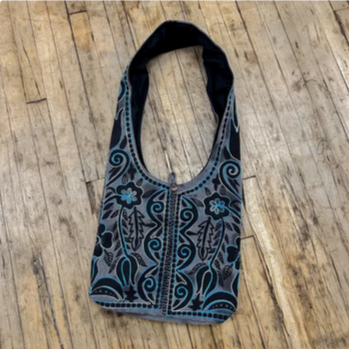 Cotton Hand Embroidery Boho Messenger Bag