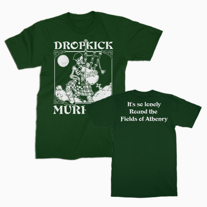 Unisex Dropkick Murphys Skelly Piper T-Shirt