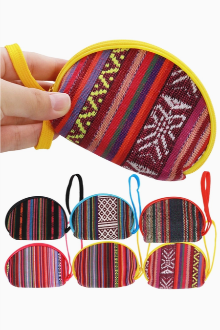 Vibrant Baja Wrislet Coin Pouch