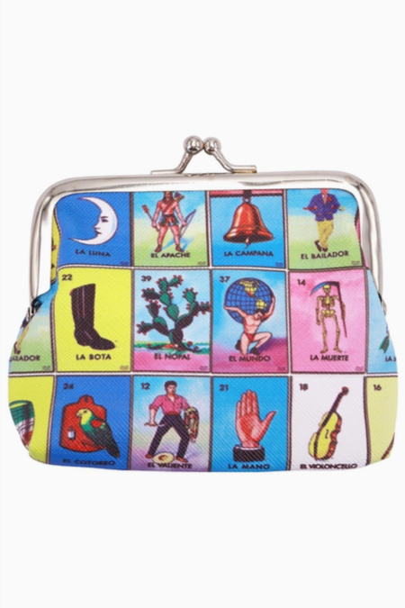 La Loteria Kisslock Coin Purse