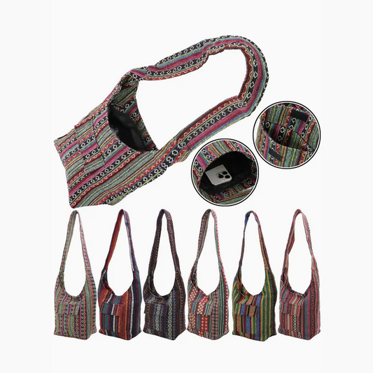Navajo Baja Canvas Hobo Bag
