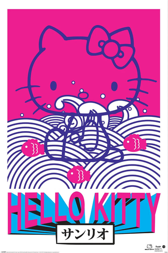 Hello Kitty Tokyo Rebel Poster