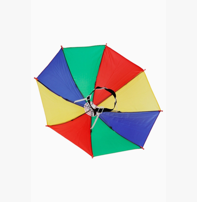 Rainbow Umbrella Hat