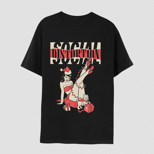 Unisex Social DIstortion Pin Up Holiday T-Shirt