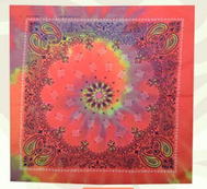 Classic Tie-Dye Paisley Bandana