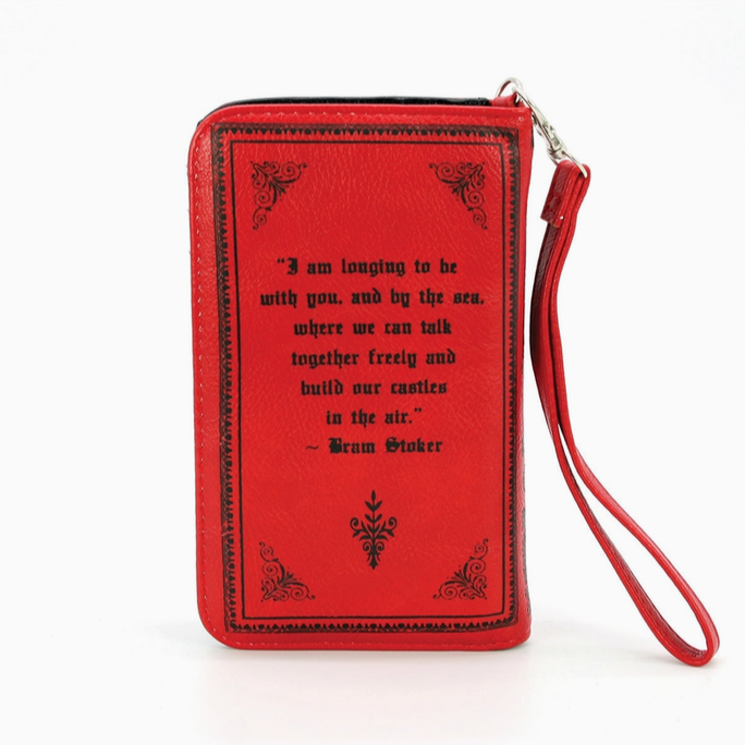 Dracula Book Vinyl Wallet