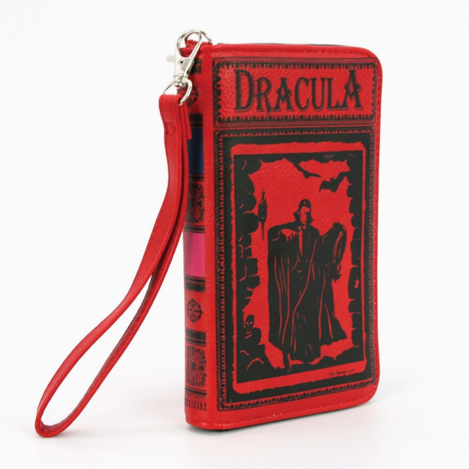 Dracula Book Vinyl Wallet