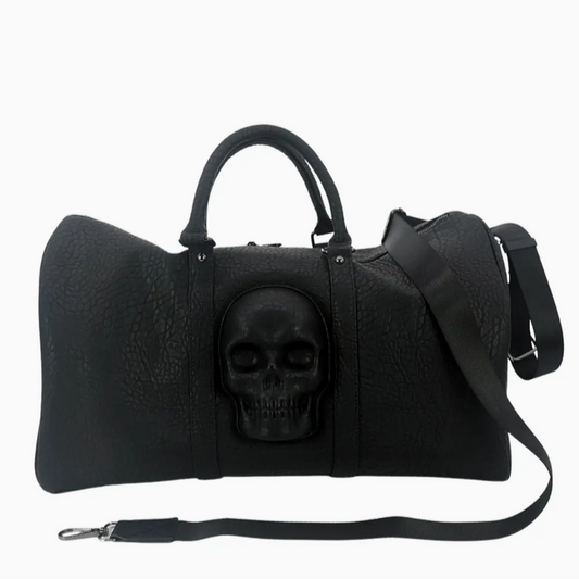 Skull Vinyl Duffle Bag