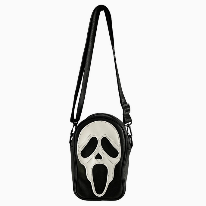 Ghost Skull Messenger Bag