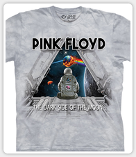 Men's Pink Floyd Astronaut Portal Tie-Dye T-Shirt