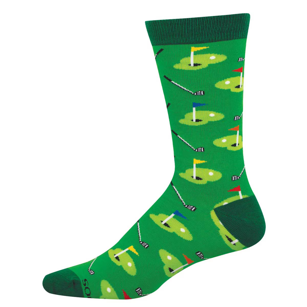 Men's Pitch & Putt Golf Crew Socks
