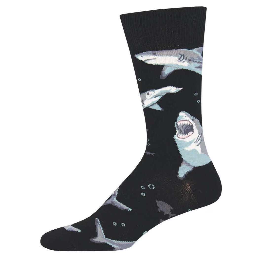 Men's Shark Chums Crew Socks