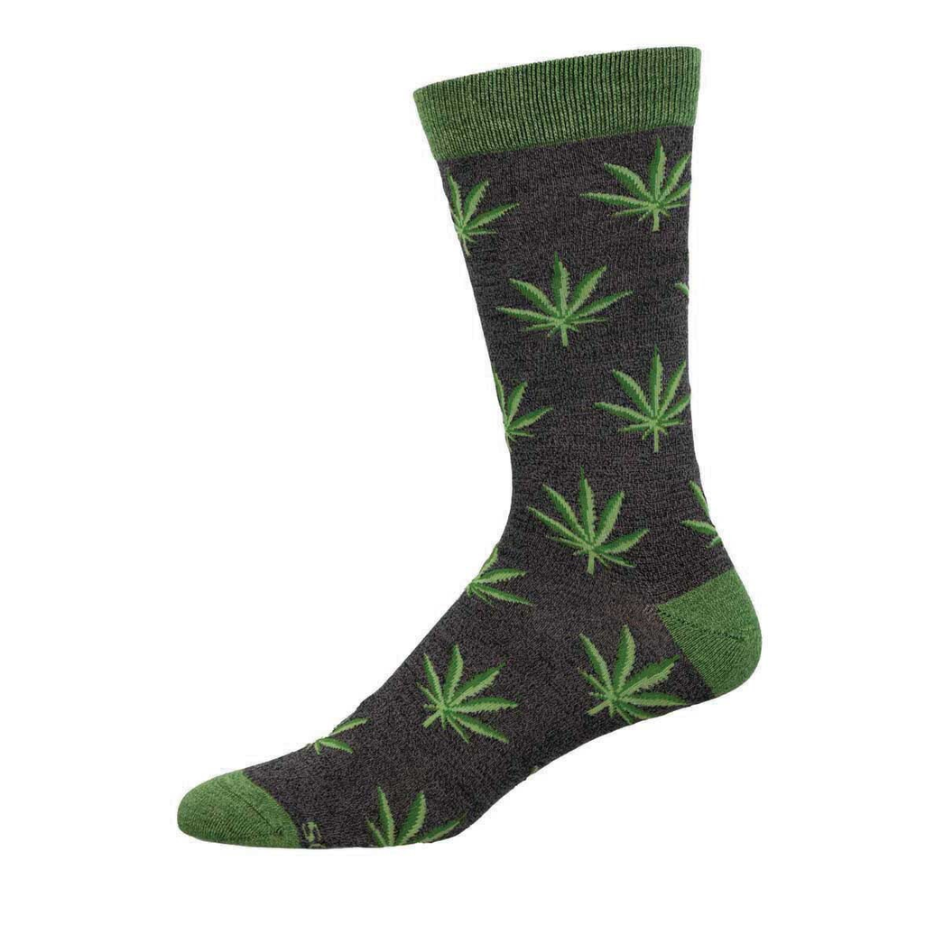 Men's Mary Jane Madness Leaves Crew Socks