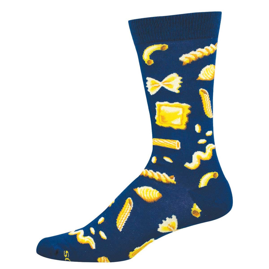 Men's Pasta Noodles Crew Socks