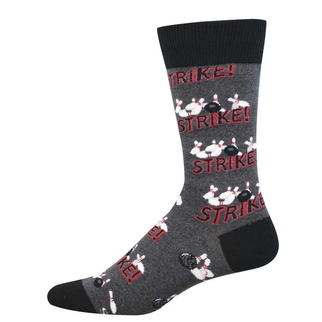 Men's Strike Bowling Crew Socks